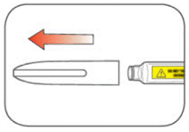 Pull the Pen Cap straight off - Illustration