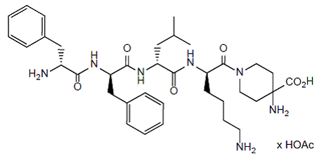 KORSUVA™ (difelikefalin) Structural Formula - Illustration