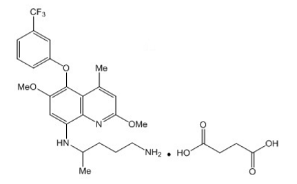 KRINTAFEL (tafenoquine) - Structural Formula - Illustration