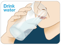 Drink water - Illustration