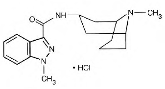 KYTRIL (granisetron hydrochloride) Structural Formula Illustration