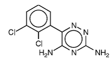 LAMICTAL XR (lamotrigine) Structural Formula Illustration