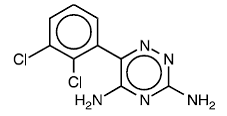 LAMICTAL (lamotrigine) Structural Formula Illustration