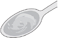 A tablet and water mixture (slurry) will form - Illustration