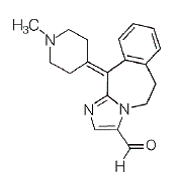 LASTACAFT® (alcaftadine) Structural Formula Illustration