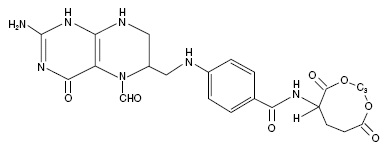 Leucovorin Calcium Structural Formula Illustration