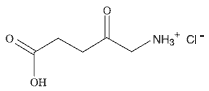 LEVULAN KERASTICK (aminolevulinic acid HCl) Structural Formula Illustration