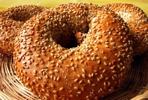 A bagel with sesame seeds is a tasty lunch for some, an allergic trigger for others.