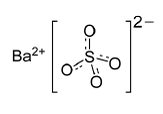 Liquid E-Z-PAQUE (barium sulfate) Structural Formula Illustration