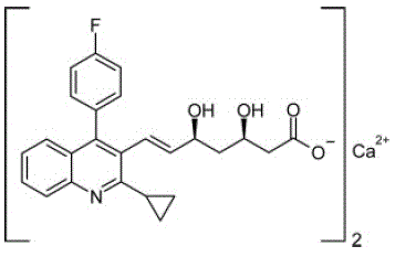 LIVALO® (pitavastatin) Structural Formula Illustration