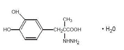 Lodosyn® (Carbidopa) Structural Formula Illustration