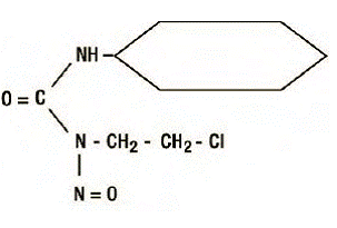 CeeNU® (lomustine) Structural Formula Illustration