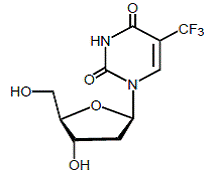 Trifluridine - Structural Formula Illustration