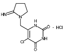 Tipiracil Hydrochloride - Structural Formula Illustration