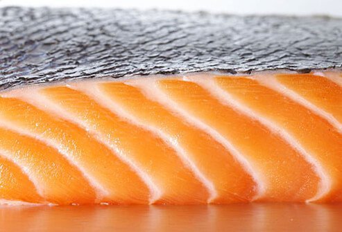 Salmon supplies high quality protein and healthy omega-3 fatty acids for glowing skin.