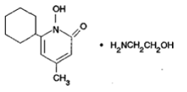 LOPROX® CREAM (ciclopirox) Structural Formula Illustration