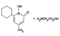 LOPROX (ciclopirox) Structural Formula Illustration