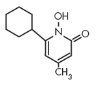 LOPROX ciclopirox) Structural Formula Illustration