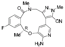 LORBRENA® (lorlatinib) Structural Formula Illustration