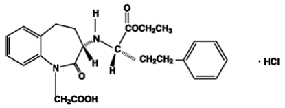 Benazepril hydrochloride - Capsules Structural Formula Illustration