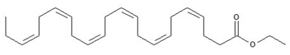 DHA ethyl ester - Structural Formula Illustration