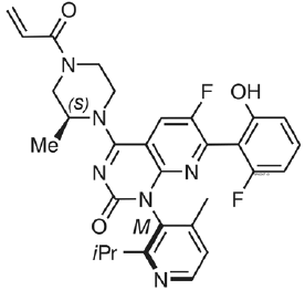 LUMAKRAS™ (sotorasib) Structural Formula Illustration