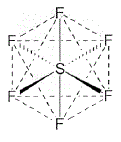 Sulfur hexafluoride - Structural Formula Illustration 1