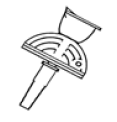 Open the Mini-Spike blister and remove the syringe tip cap - Illustration