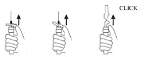 Withdraw the needle - Illustration