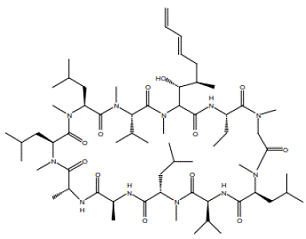 LUPKYNIS (voclosporin) Structural Formula - Illustration