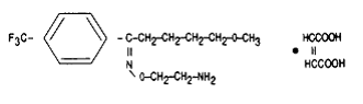 LUVOX CR® (Fluvoxamine Maleate) Structural Formula Illustration