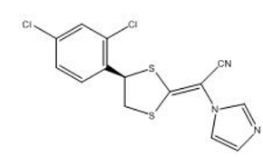 LUZU™ (luliconazole) Cream, 1% for topical use Structural Formula  - Illustration