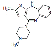 Olanzapine Structural Formula - Illustration