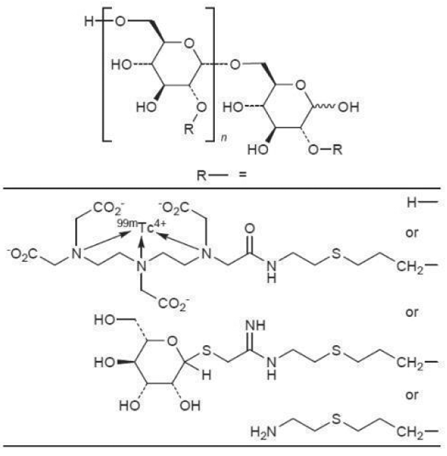 Lympho seek (technetium Tc 99m tilmanocept) Structural Formula Illustration
