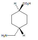 LYSTEDA™ (tranexamic acid) Structural Formula Illustration