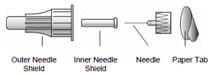 Pen Needle Parts (Needles Not Included) - Illustration