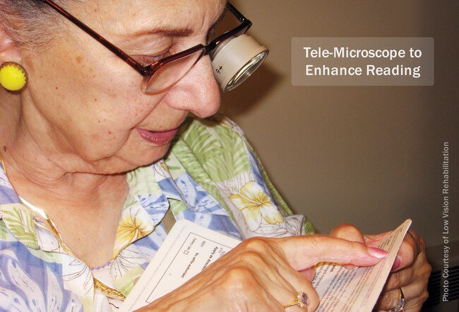 There are aides that can help you see better during the day.