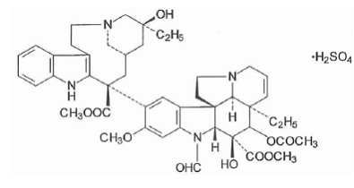 Marqibo® (vinCRIStine sulfate) Structural Formula Illustration