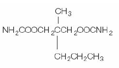 Meprobamate
  Structural Formula Illustration