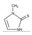 Tapazole® (methimazole) Structural Formula Illustration