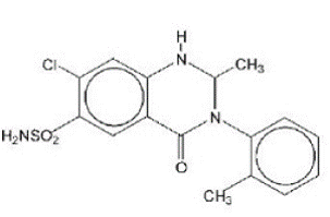 METOLAZONE (metolazone) - Structural Formula Illustration