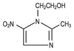 MetroGel-Vaginal®
(metronidazole) Structural Formula Illustration