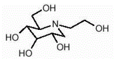 Glyset® (miglitol) Structural Formula Illustration