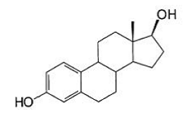 Estradiol - Structural Formula Illustration