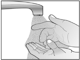 Wash your hands well - Illustration