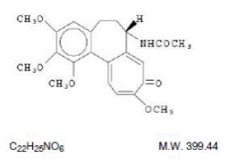 MITIGARE® (colchicine) Structural Formula Illustration