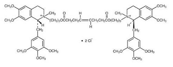 MIVACRON® (mivacurium chloride) Structural Formula Illustration