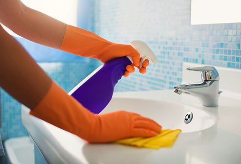 For mold on drywall, you might want to get professional advice.