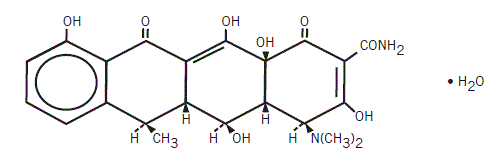 Morgidox® (Doxycycline Hyclate) Structural Formula Illustration