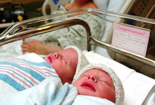 It is more common for multiples to be born preterm.